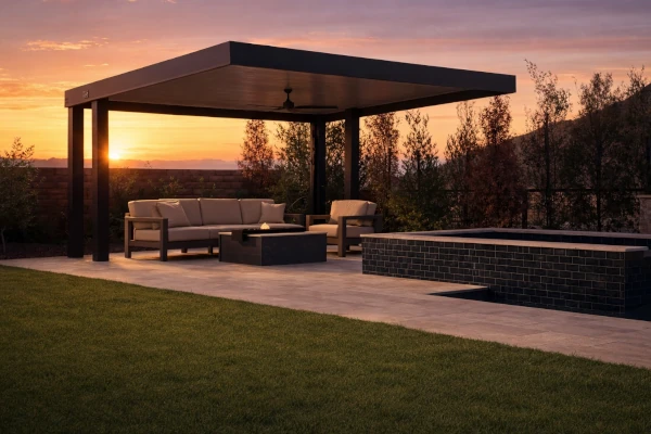 GPT Edited Cantilever Patio Cover In Cave Creek